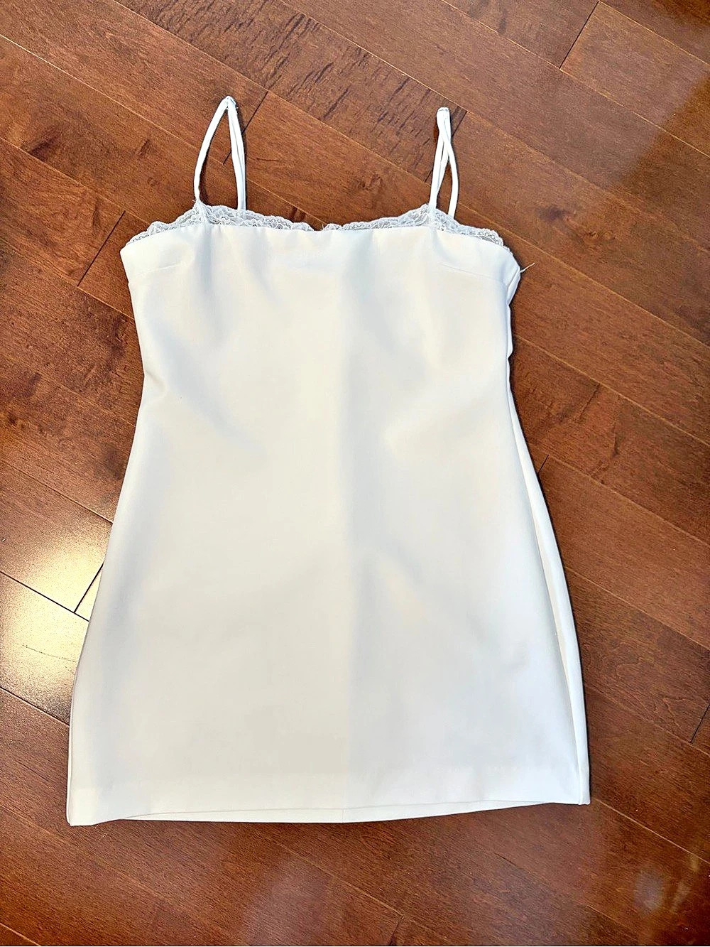 Zara Lace Trim Mini Dress Size XXL like new